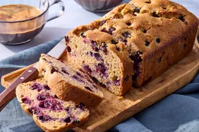 Cottage Cheese Blueberry Breakfast Cake